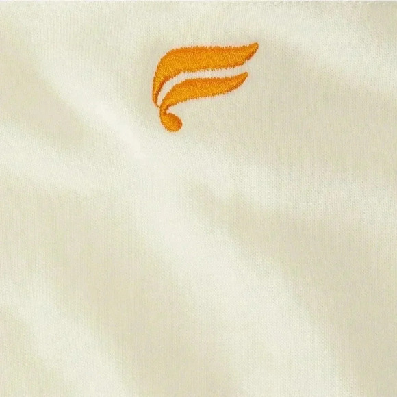 Fabletics Lightweight Terry Shrunken Hoodie size XL Colour: Cream/Graphic - Picture 2 of 13